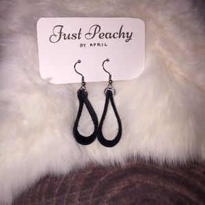 Leather Loop Earrings
